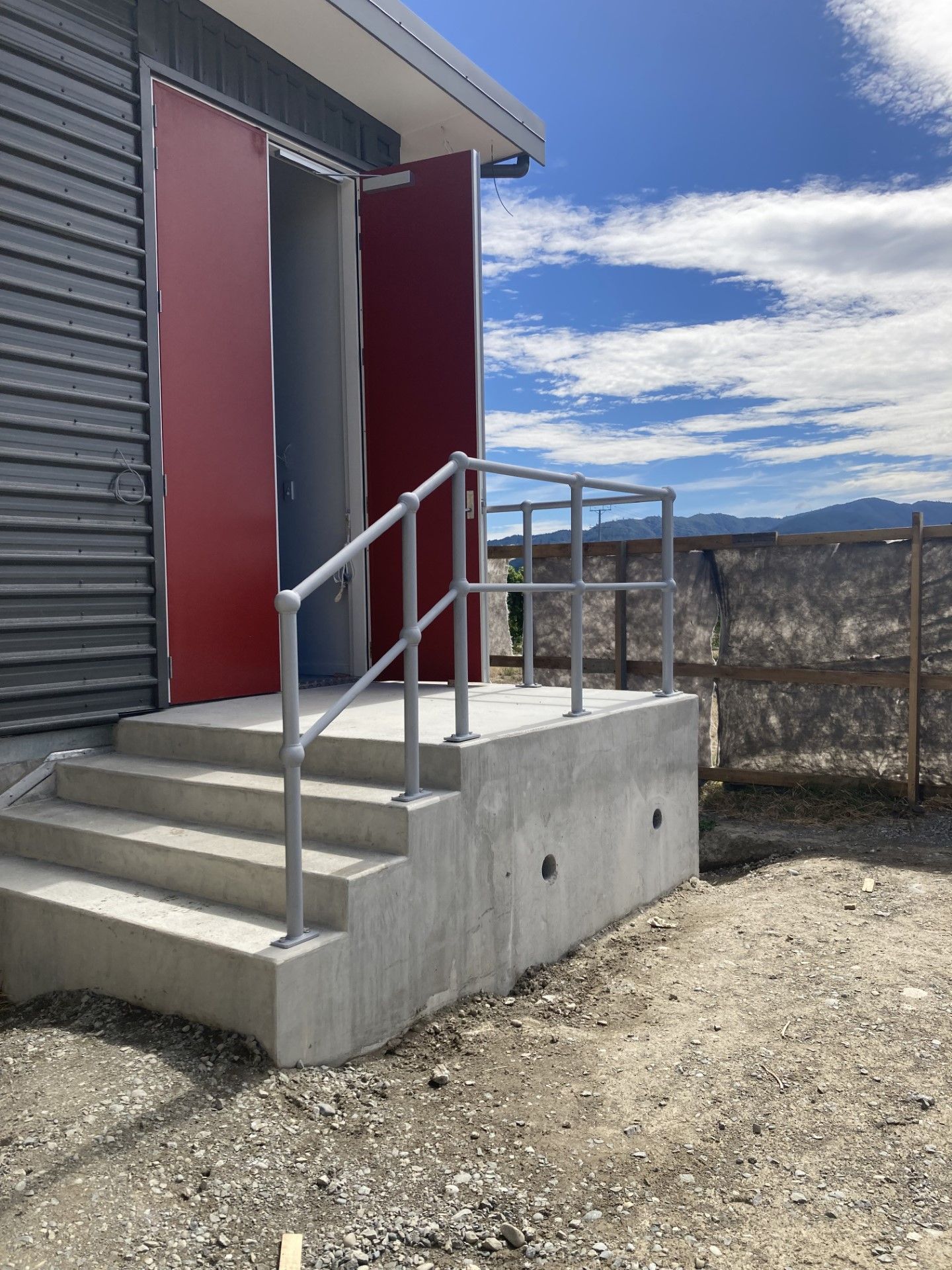Thermal arc galvanised Mild steel handrails, GME Tradetech Engineering, Marlborough