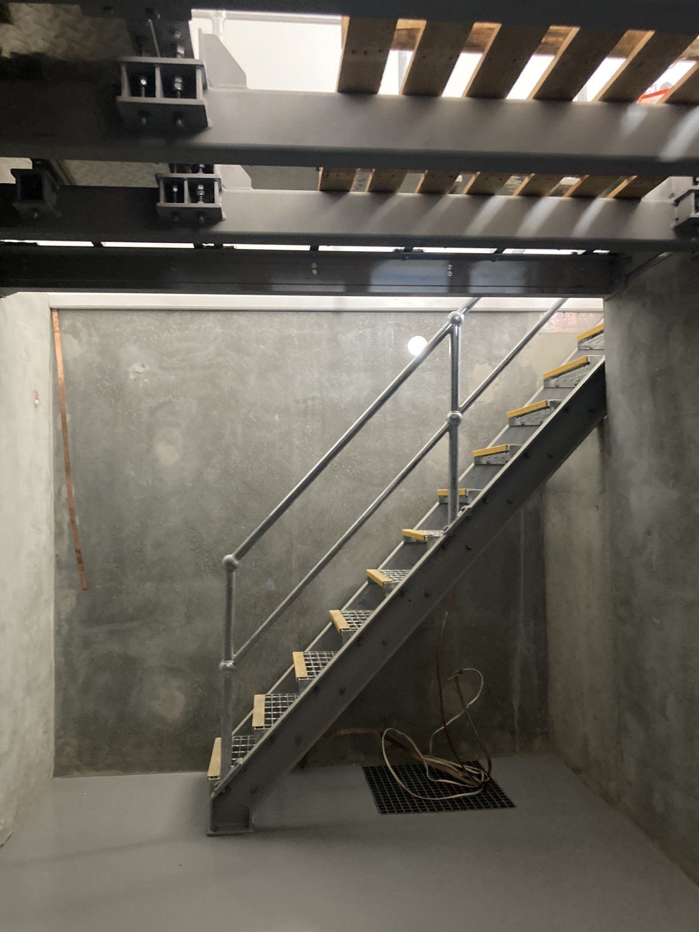 Thermal arc galvanised Mild steel handrails and staircase, GME Tradetech Engineering, Marlborough