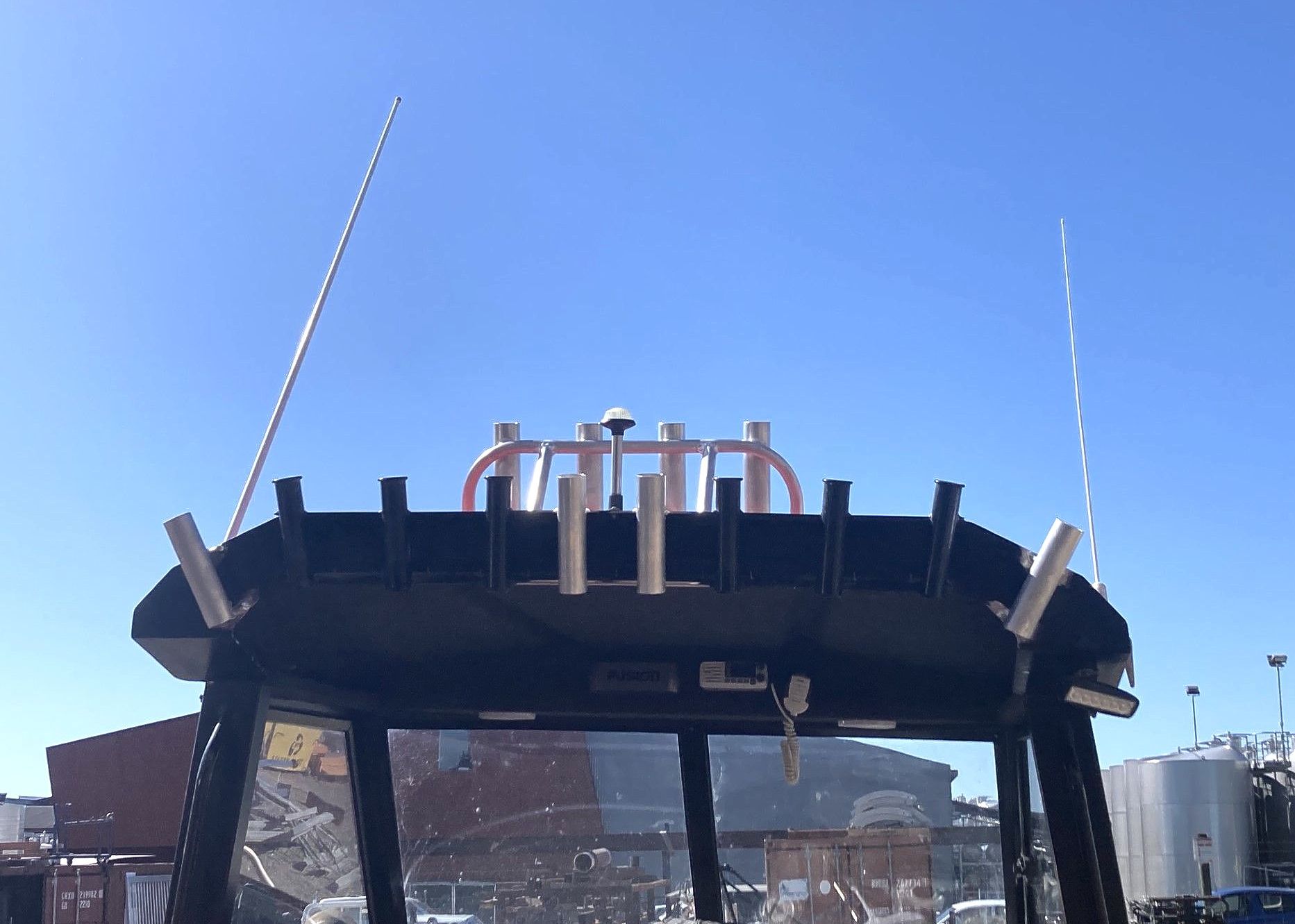 Stainless steel fishing rod holders, GME Tradetech Engineering, Marlborough
