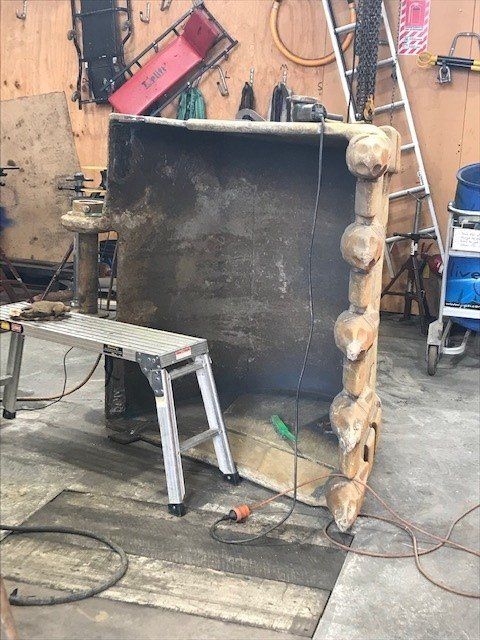 Mild Steel repairs to digger bucket by GME Tradetech Engineering in Blenheim, Marlborough