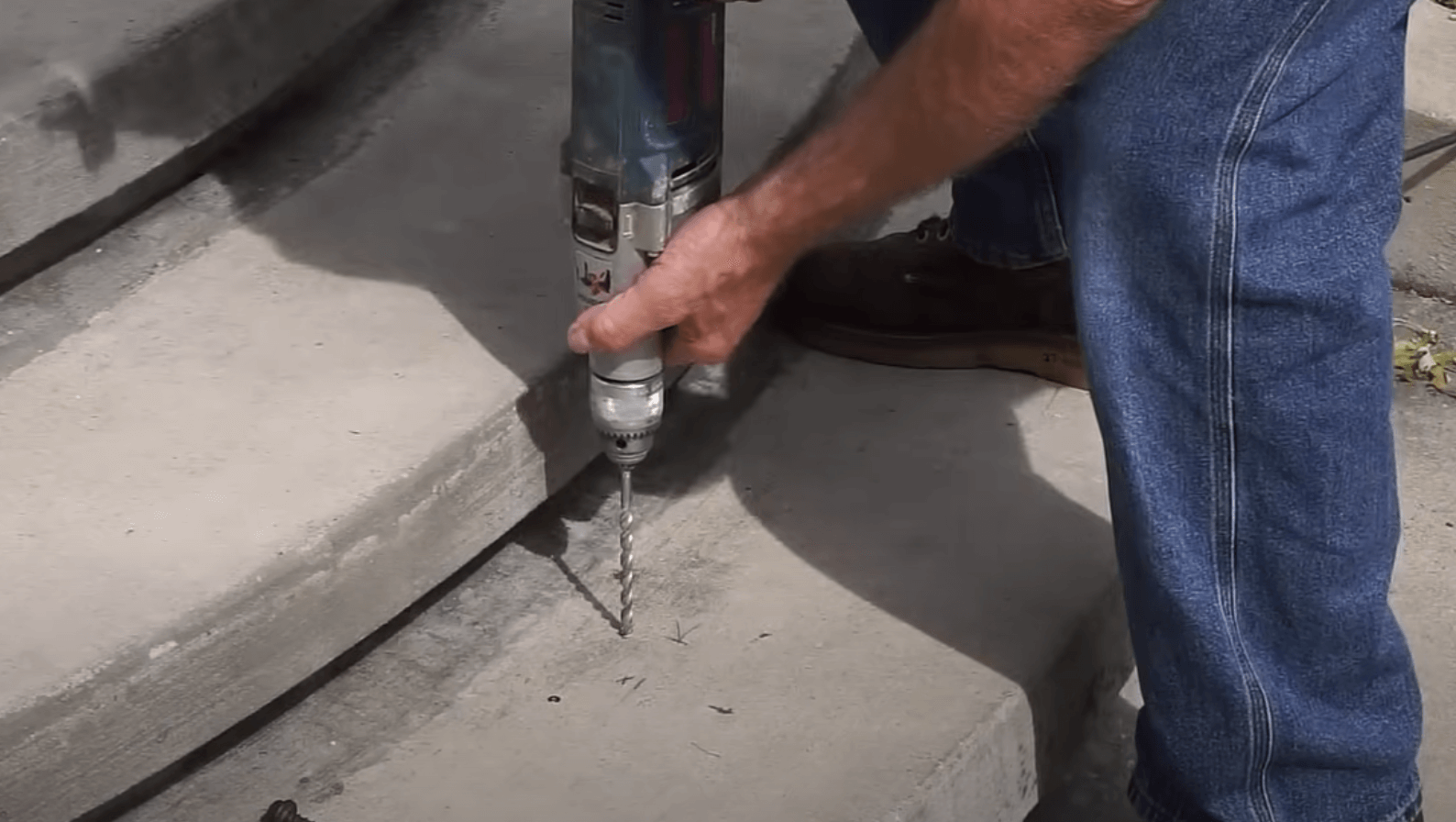 Cement steps installation occurring in Gilbert, AZ 