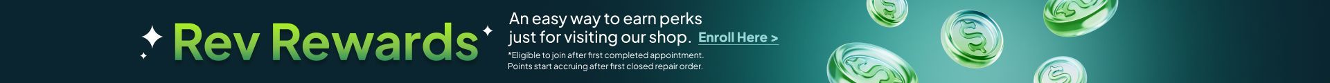 Earn Rev Rewards through us! | LV Auto Service Center