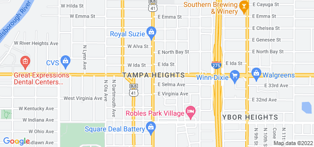 Map of business location