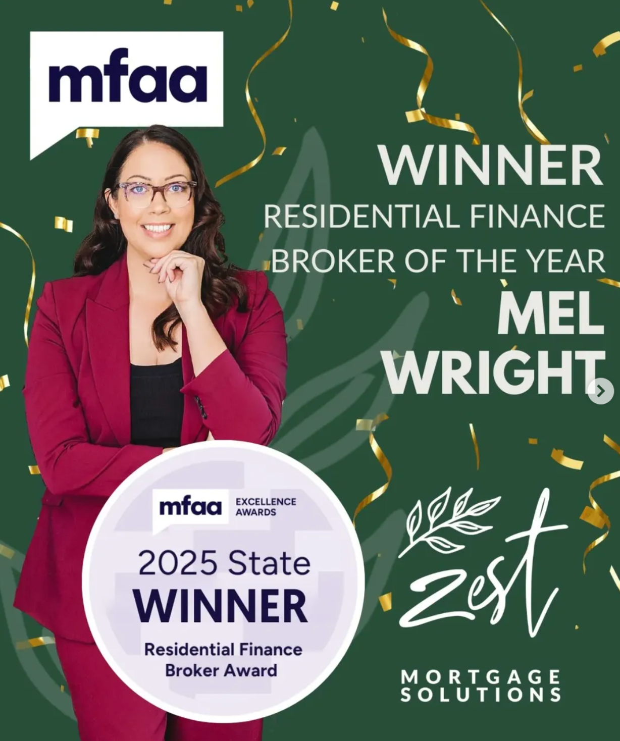 Mel Wright, Zest Mortgage Solutions