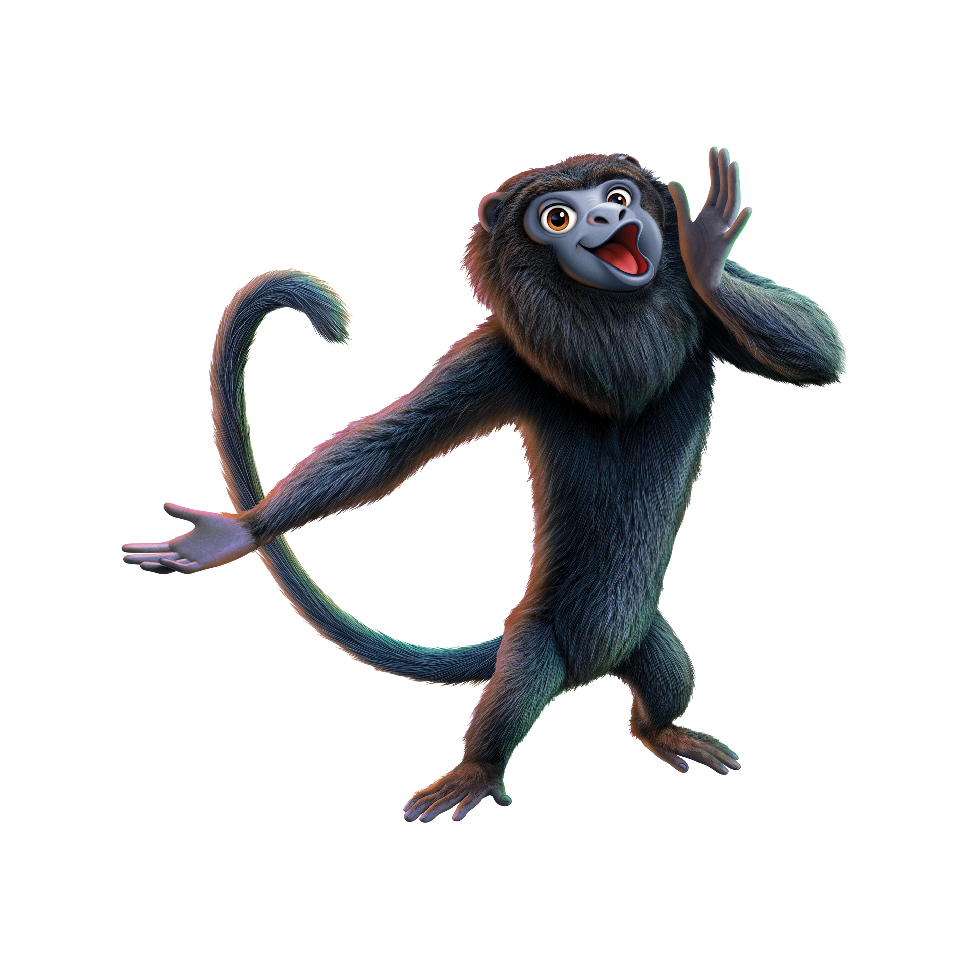 Cartoon version of a Howler Monkey