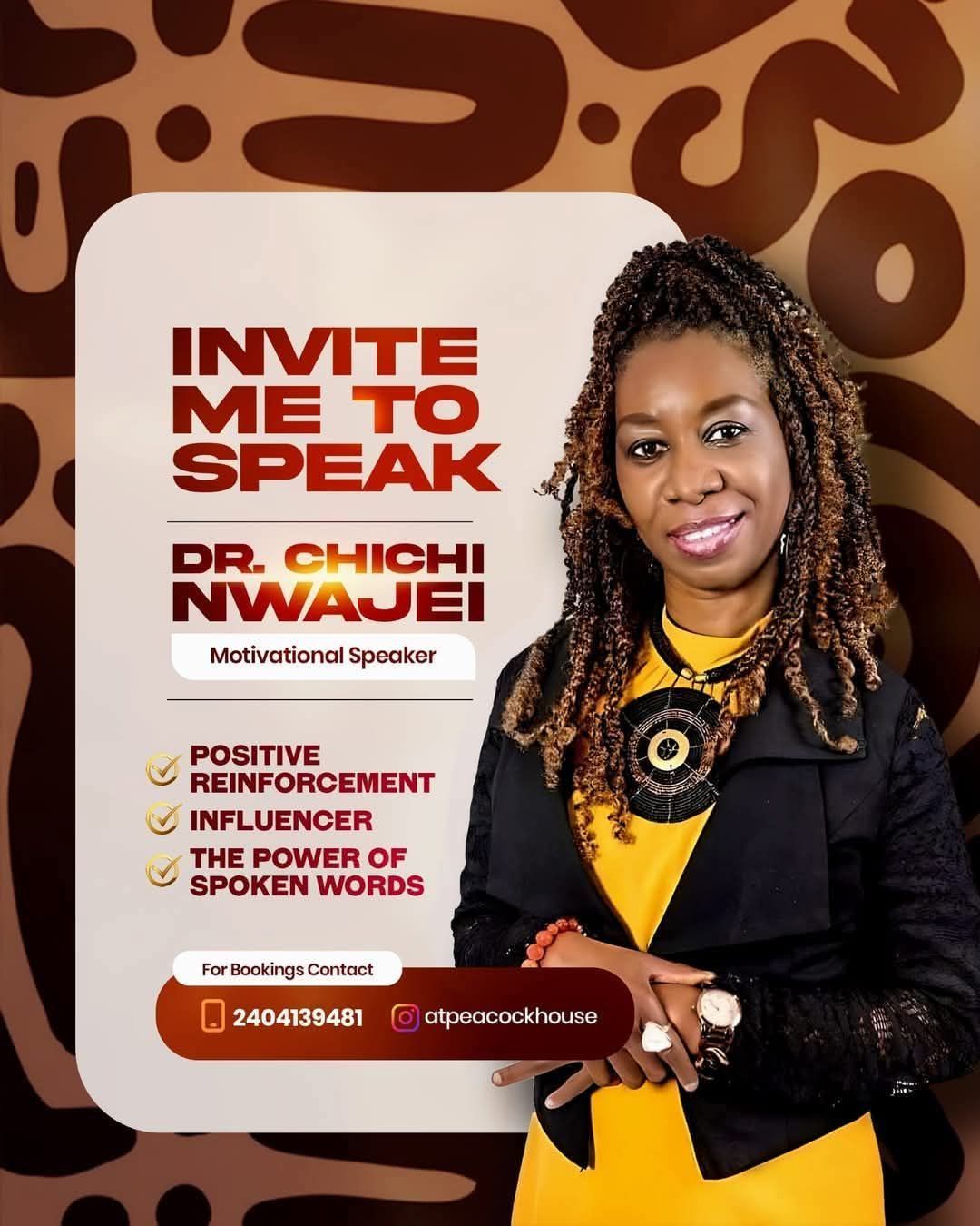 Dr Chichi Nwajei 