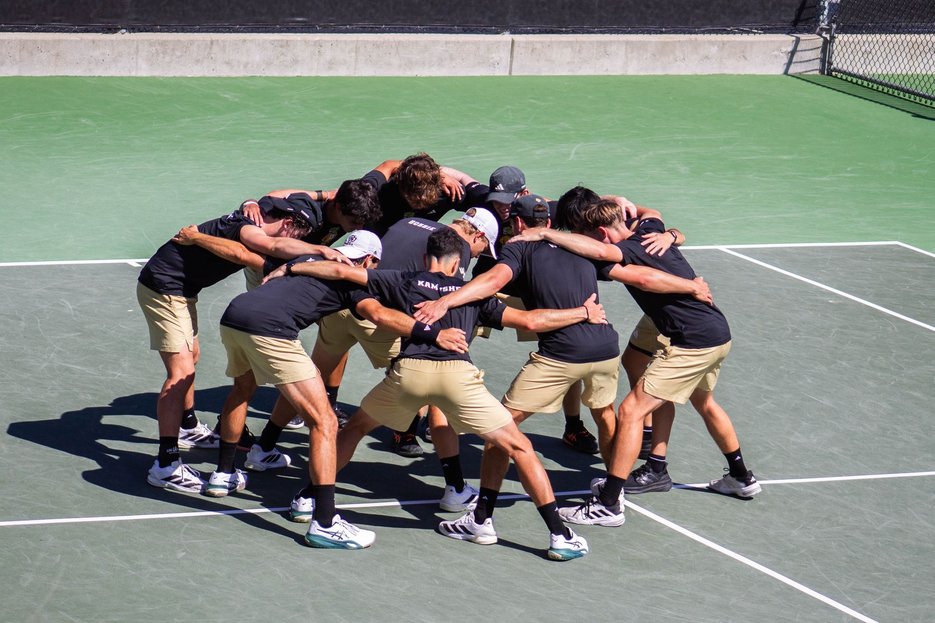 players celebrating as a team