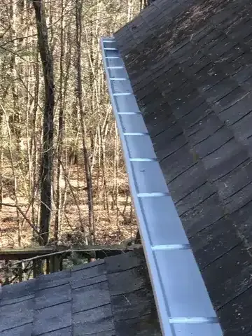 Professional gutter cleaning process removing leaves and debris from residential gutters by Lance Gutter & Pressure Washing
