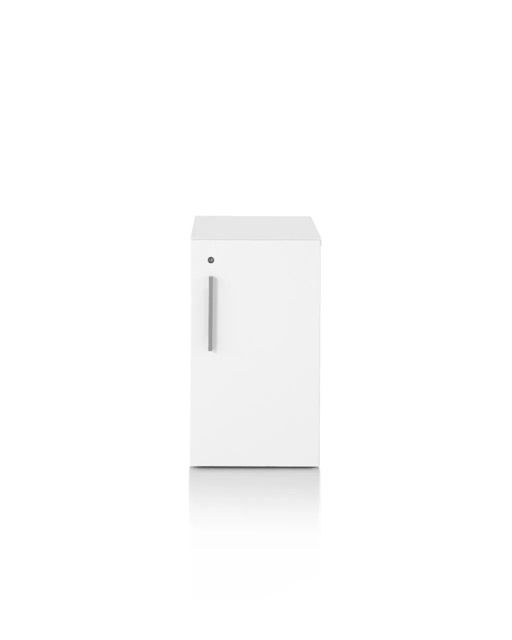 White refrigerator with a top freezer, shown on a plain white background.