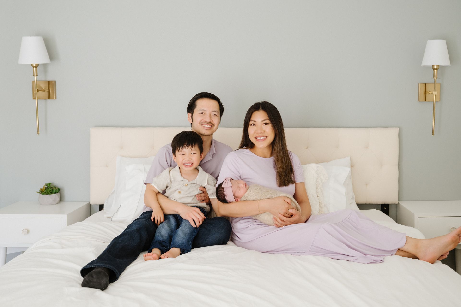 Orange Newborn Photos