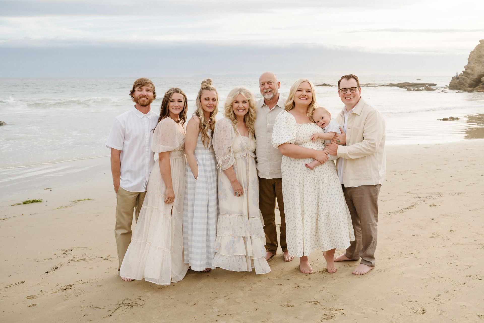 Crystal Cove Extended Family Photos