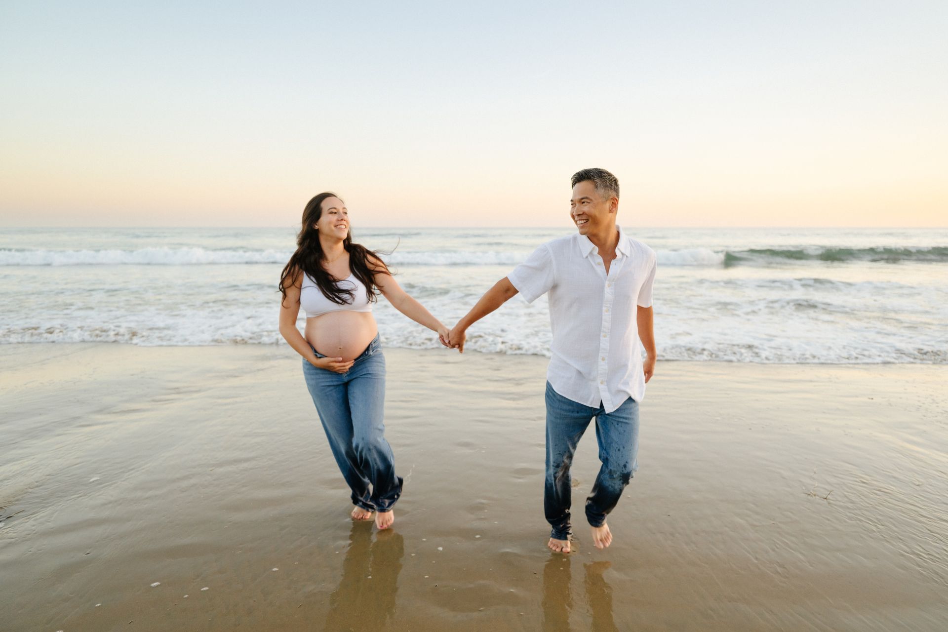 Crystal Cove Maternity Photos
