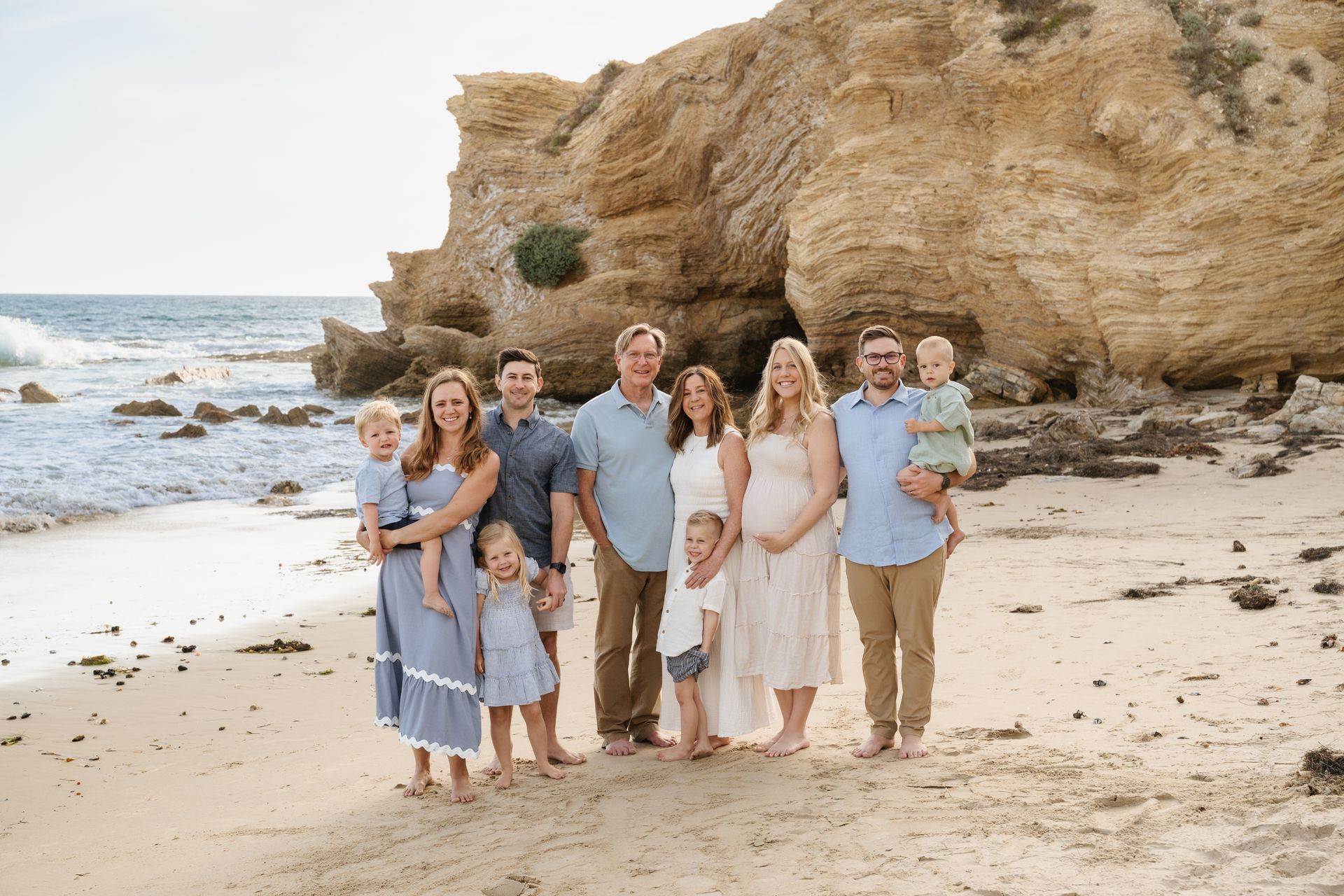 Crystal Cove Extended Family Photos