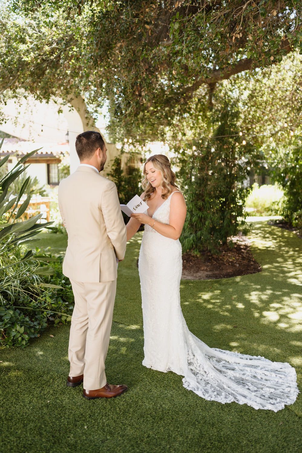 Tivoli wedding first look