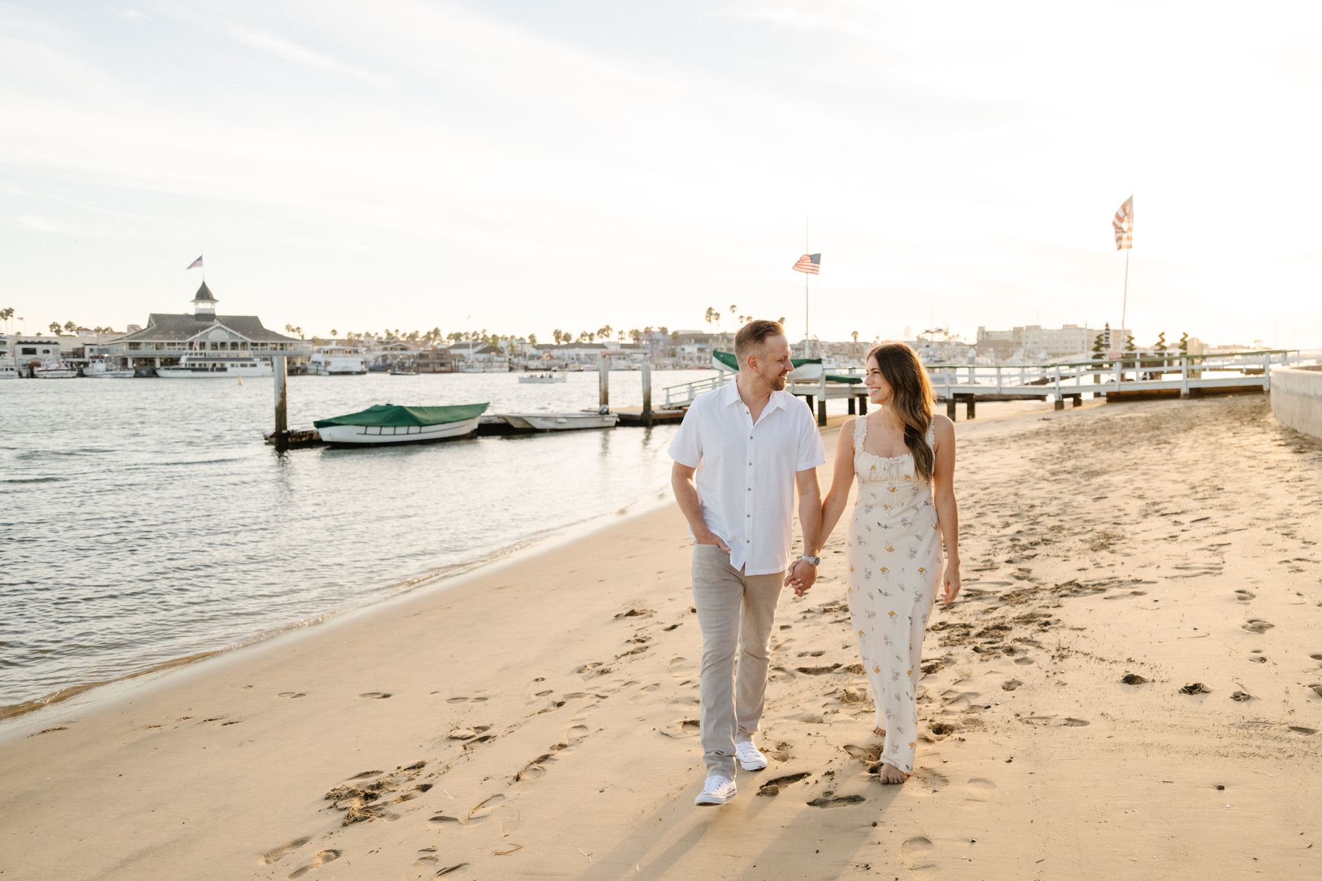 Balboa Island Engagement Photos