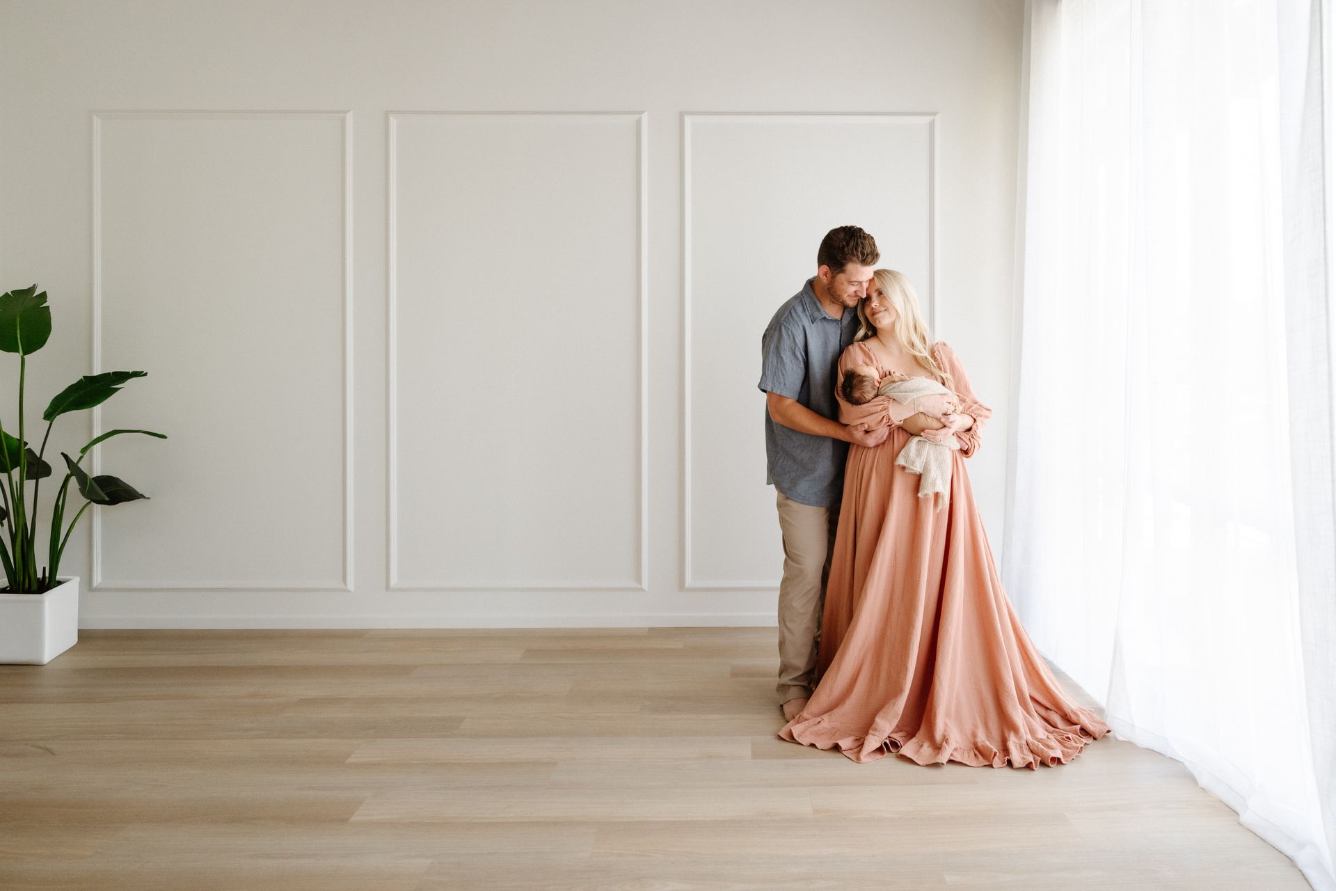 Huntington Beach Studio Newborn Session Photos