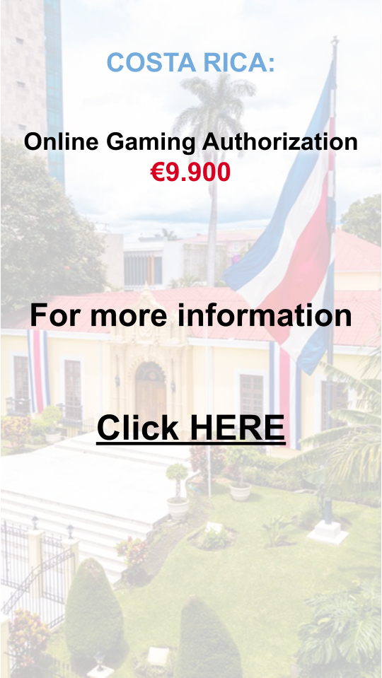 Promotion for Costa Rica gaming license