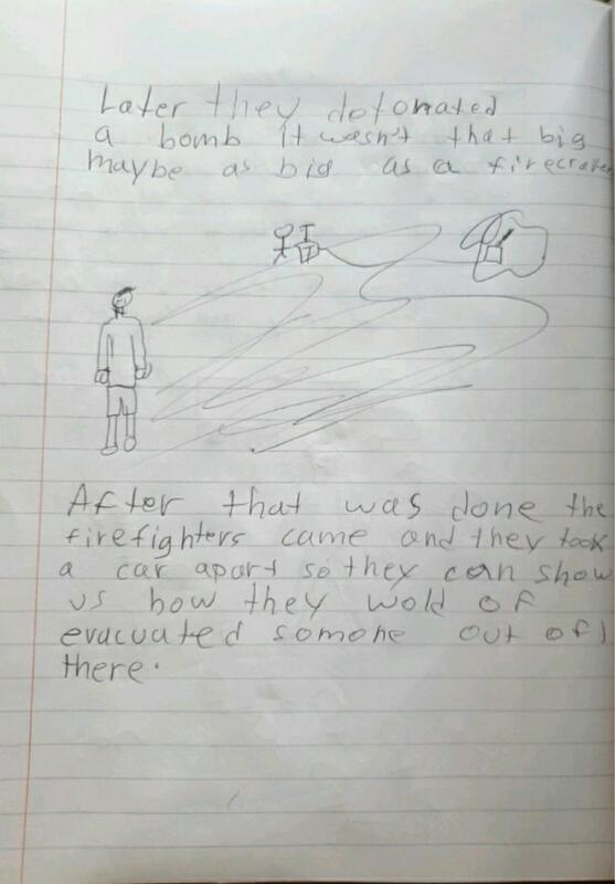 a photo of a notebook page