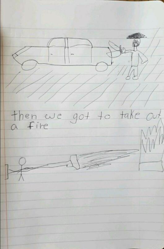 a photo of a notebook page
