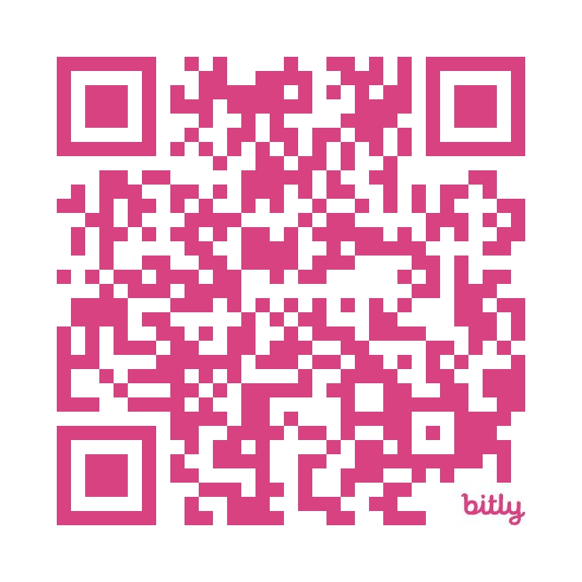 Pink QR code with