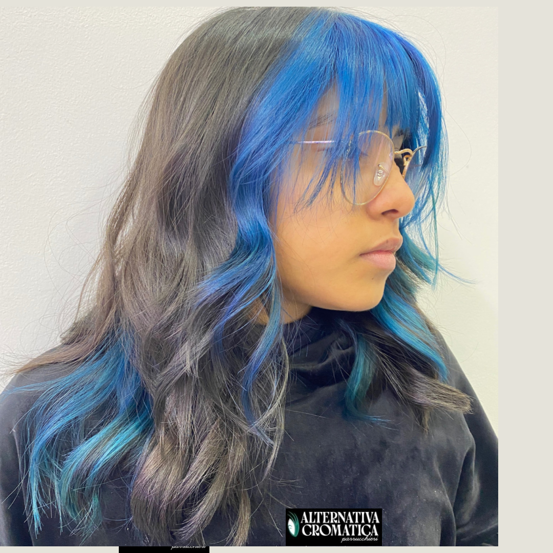 capelli biondi mossi