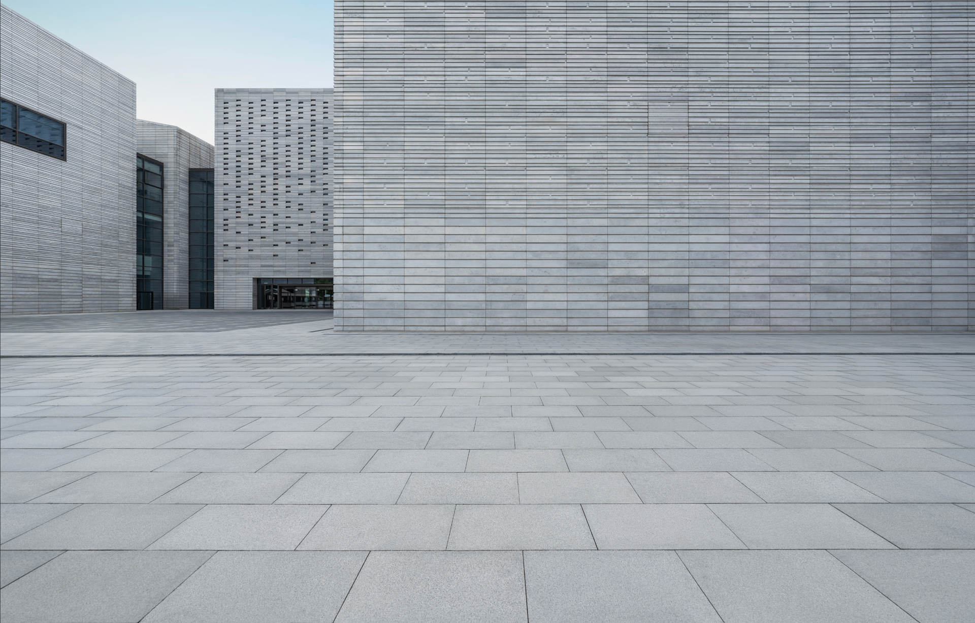 Photo of abstract architecture mixed with landscape art made by Françoise Vaal

