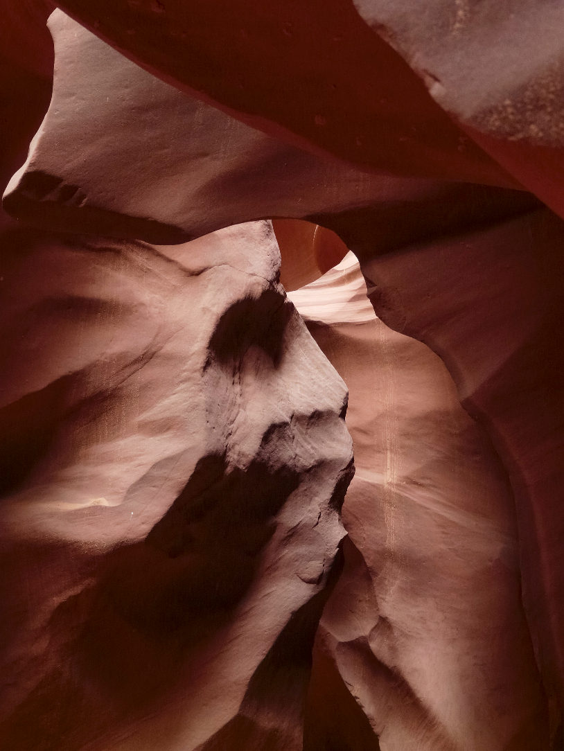 foto van Antelope Canyon wand, gemaakt door Françoise Vaal.