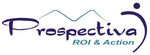 Logotipo de Prospectiva ROI & Action en morado y verde azulado sobre fondo blanco.