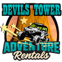 A logo for a company called prescott offroad adventure rentals.