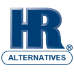 Blue HR Alternatives logo.