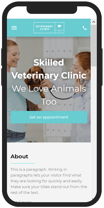 Website for a Veterinarian
