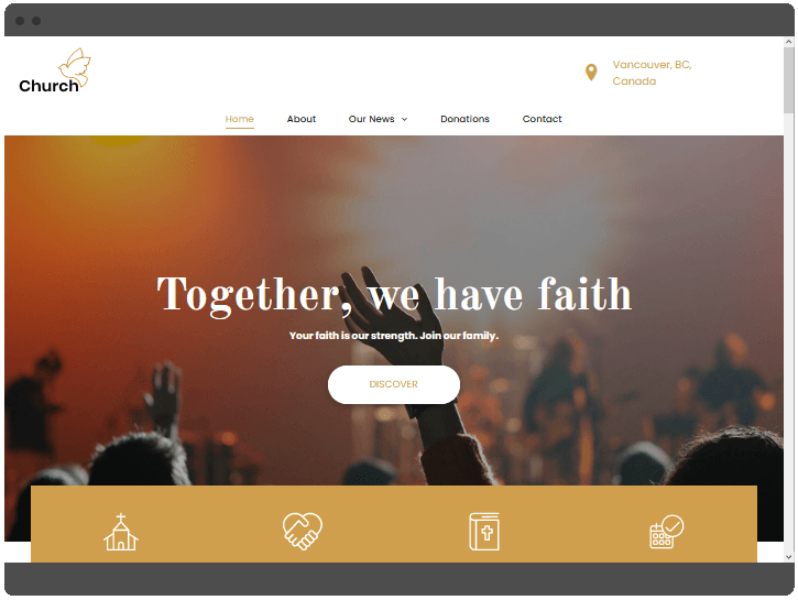 Website for a Church
