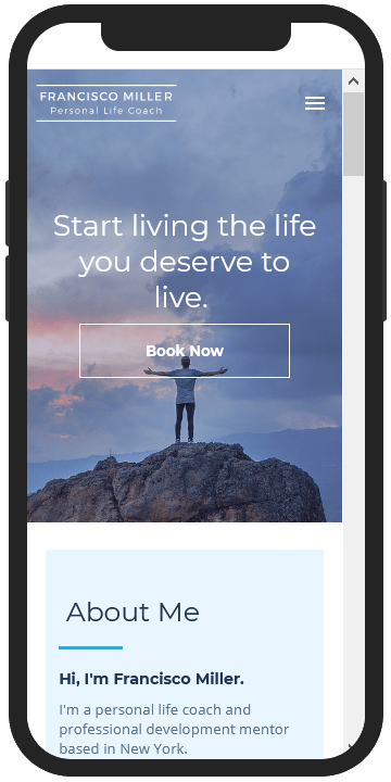 Website for a Life Coach