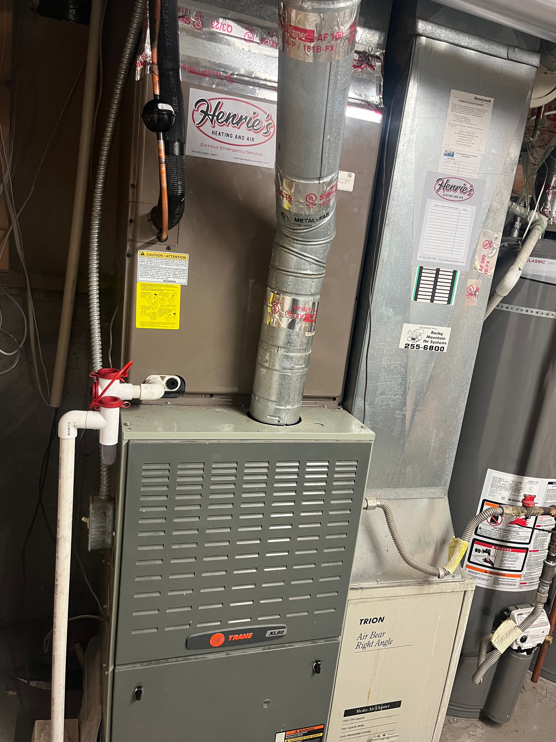 hvac system installed in salt lake city by henries heating and air