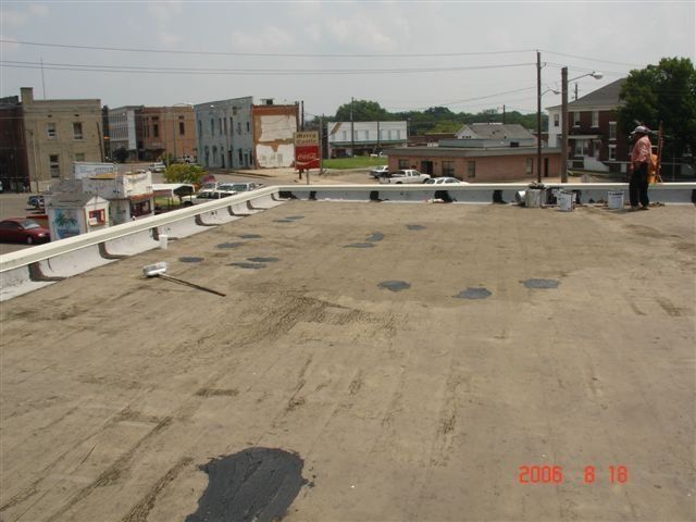 Roof Before Coating With Aluminum Roof Coat — Dyersburg, TN — Frazier Roofing