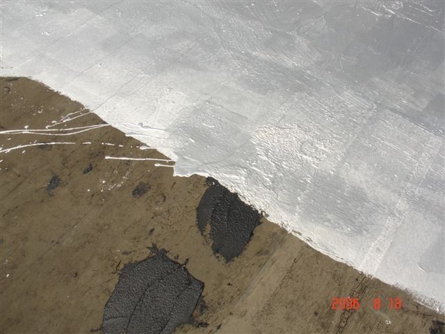 Close Up View of Aluminum Coat — Dyersburg, TN — Frazier Roofing