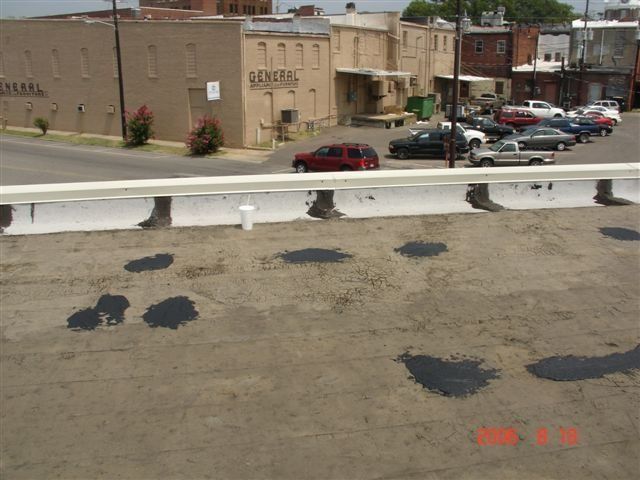 Roof With Asphalt Patches — Dyersburg, TN — Frazier Roofing