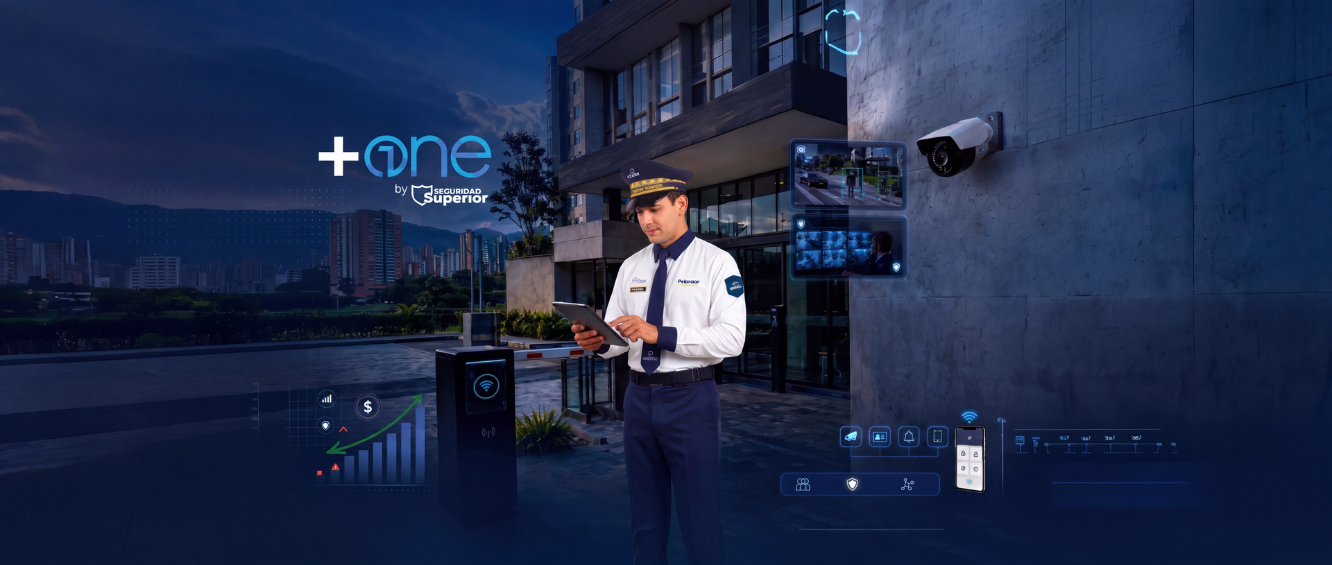 Servicio de seguridad y vigilancia con tecnología para copropiedades