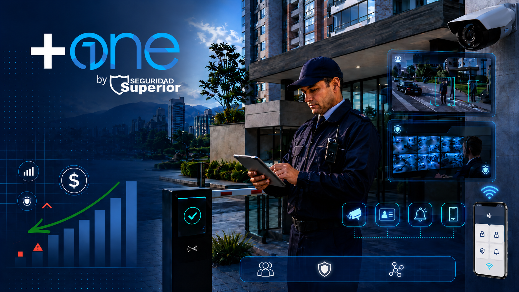 Servicio de seguridad y vigilancia con tecnología para copropiedades