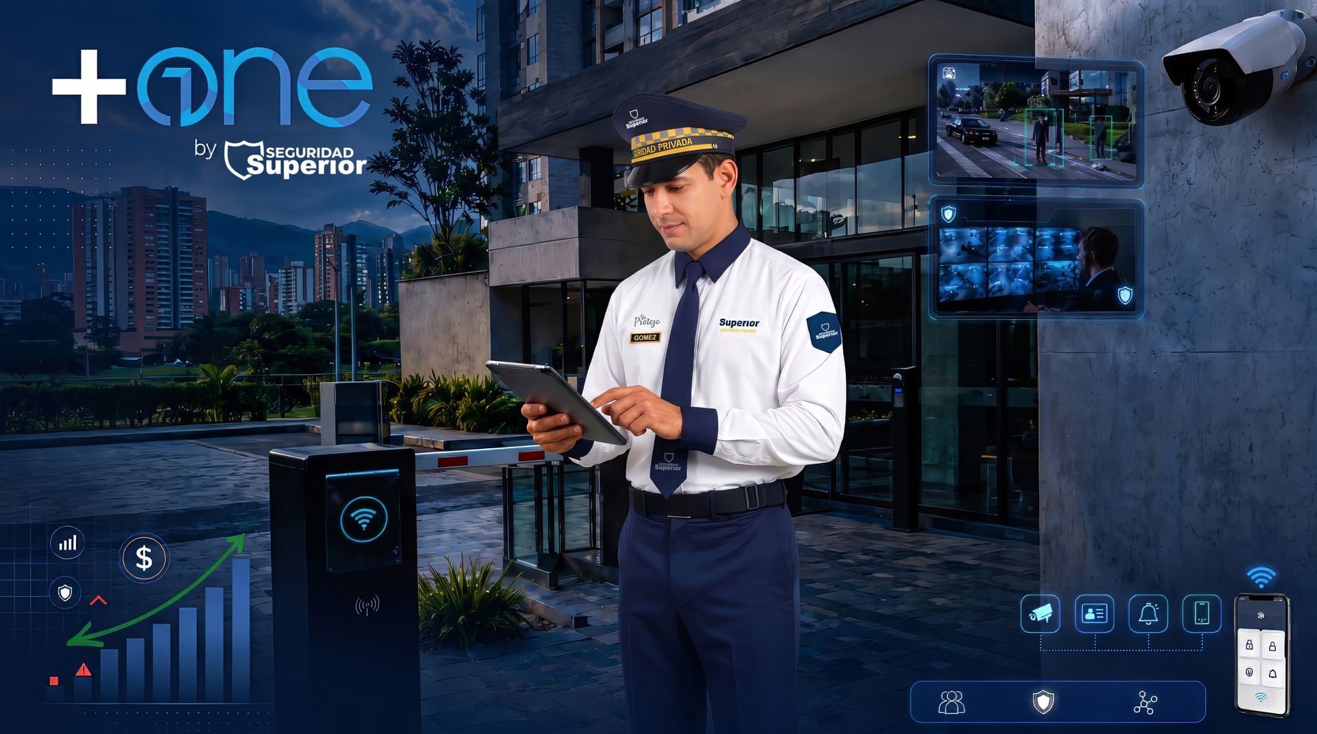 Servicio de seguridad y vigilancia con tecnología para copropiedades