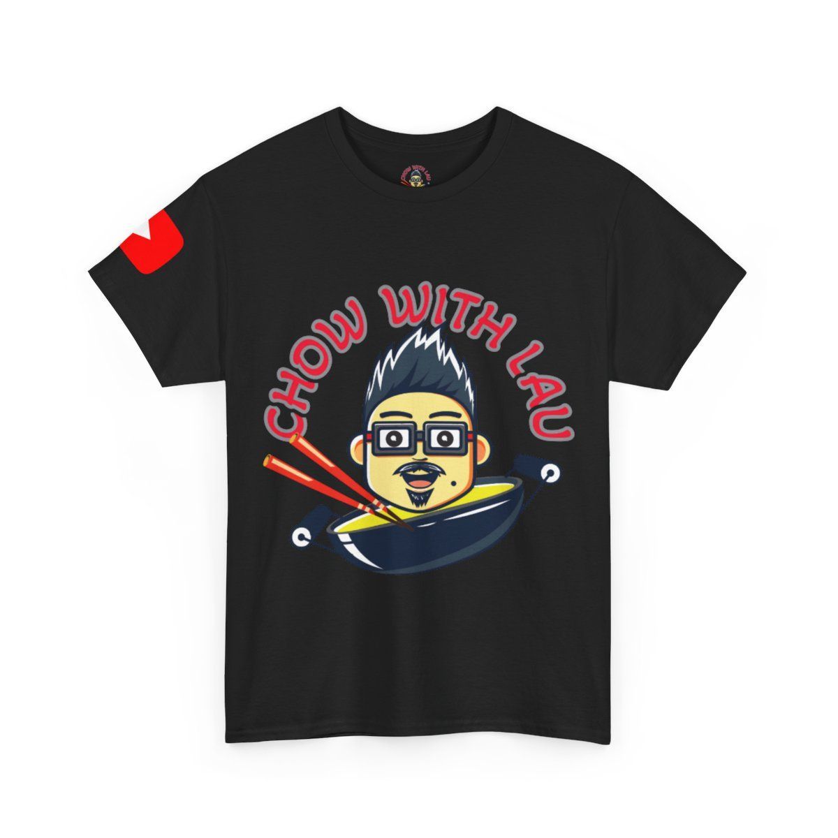 Black t-shirt with 