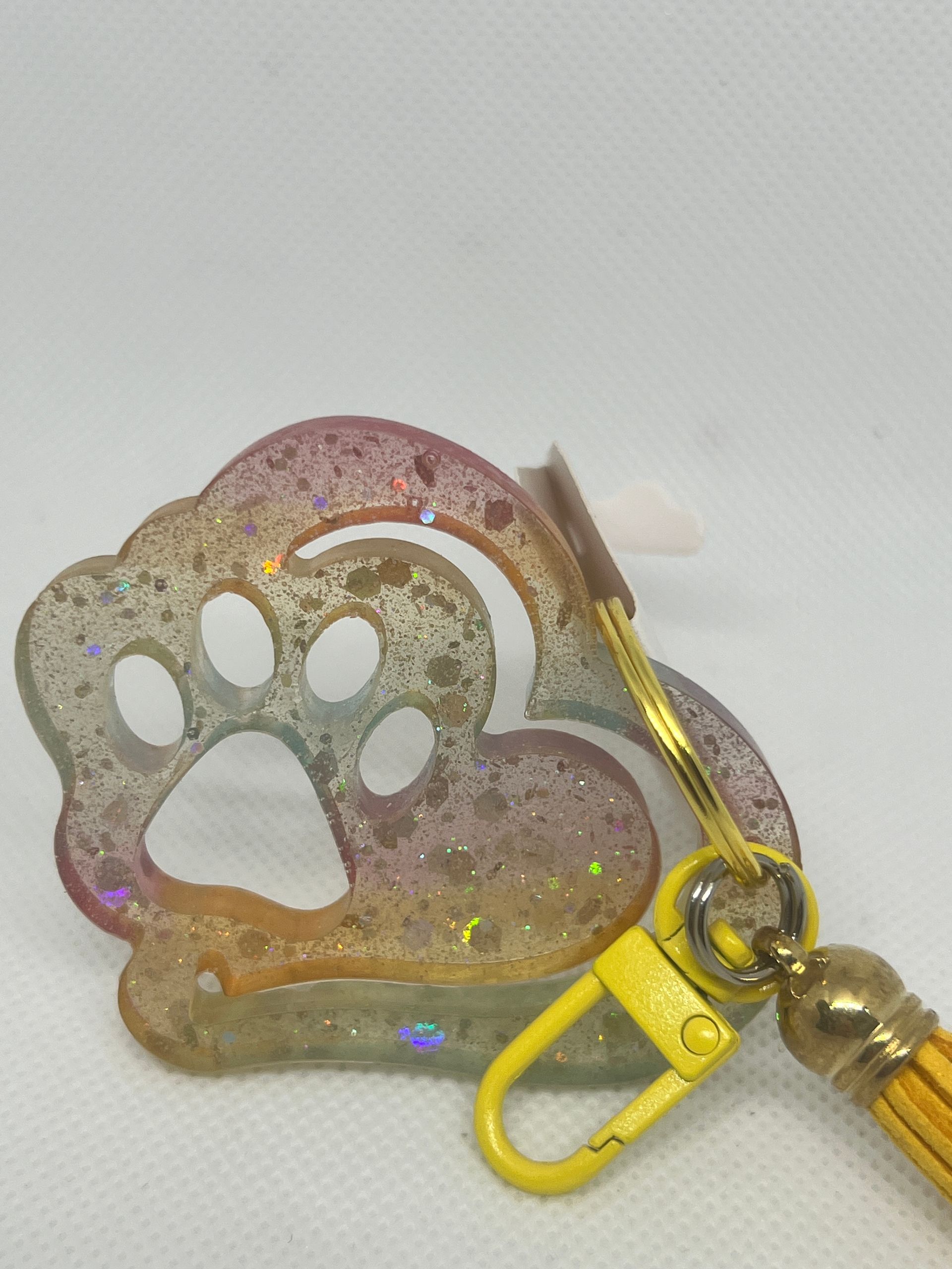 Pastel Rainbow Heart Keychain 82311