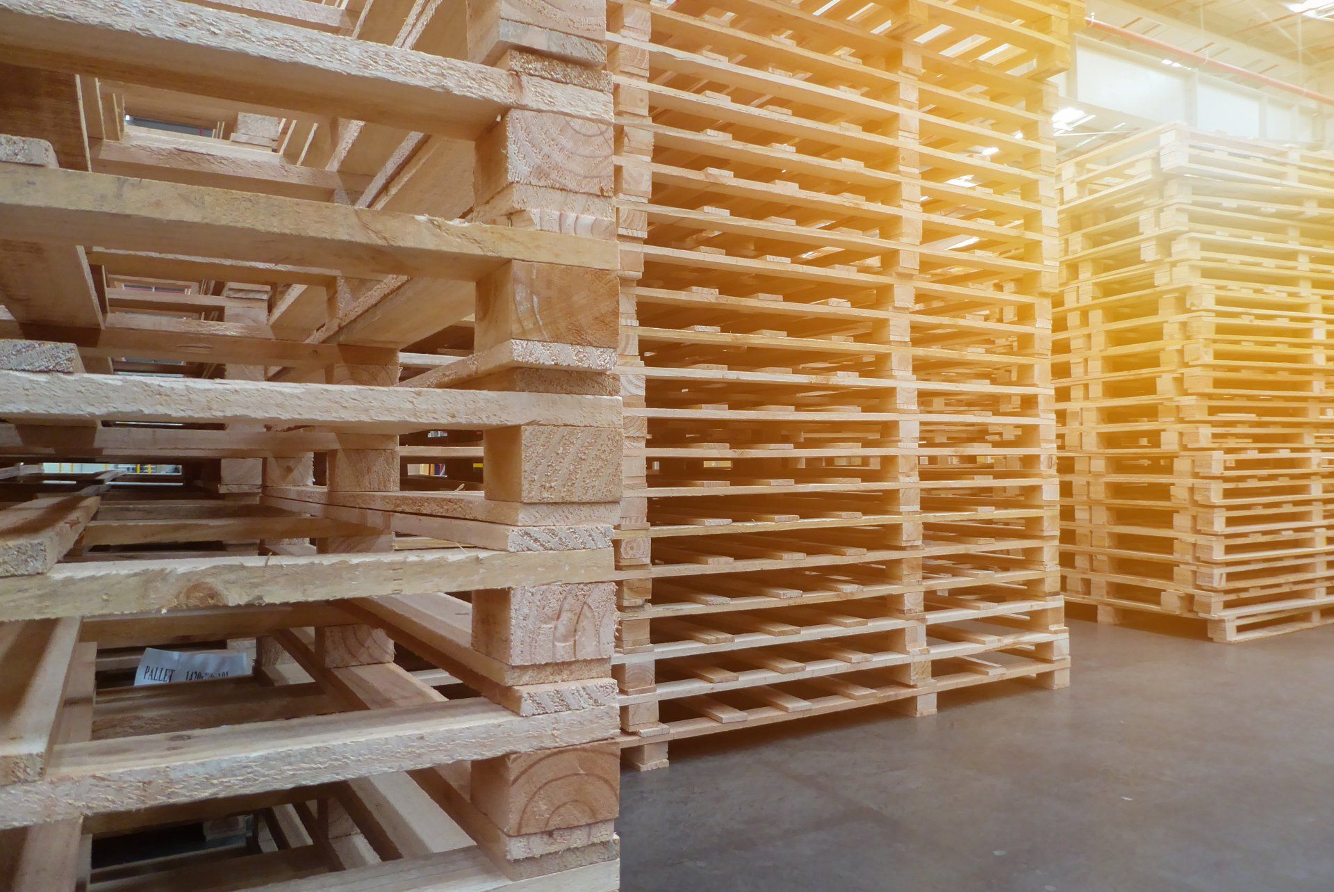 Tarima de Madera Nueva y Reciclada en medidas estándar y especiales
