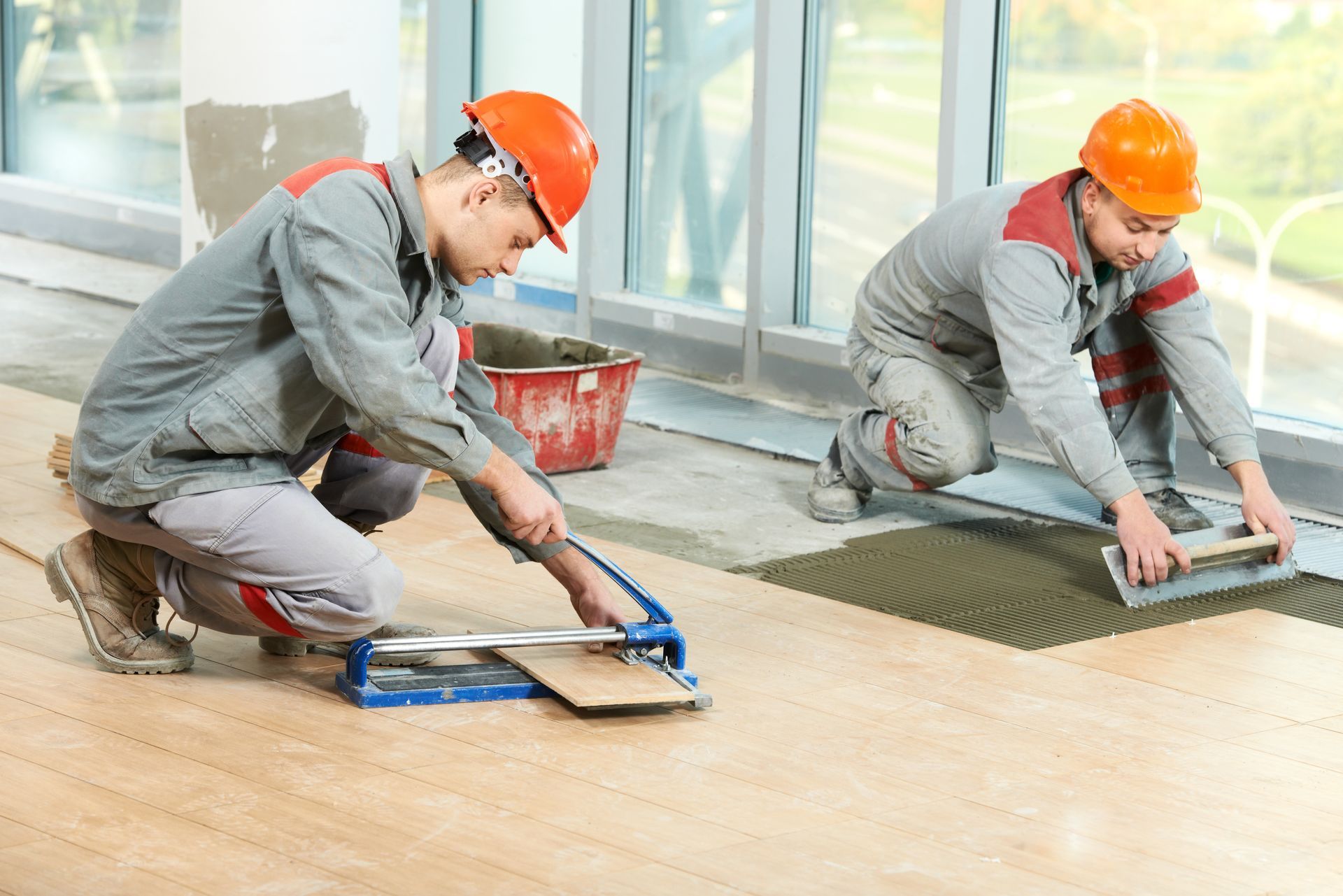 Tiled Floor Installation