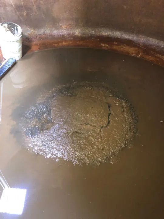 A Close Up View Of A Dirt Inside Of The Water Tank — Alligator Water Tank Cleaning In Pomona, QLD
