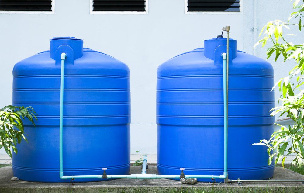 Plastic Water Collection Tanks — Alligator Water Tank Cleaning in Gympie, QLD