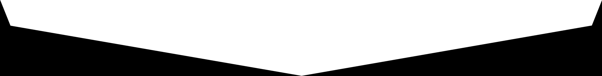 A white arrow pointing down on a black background.