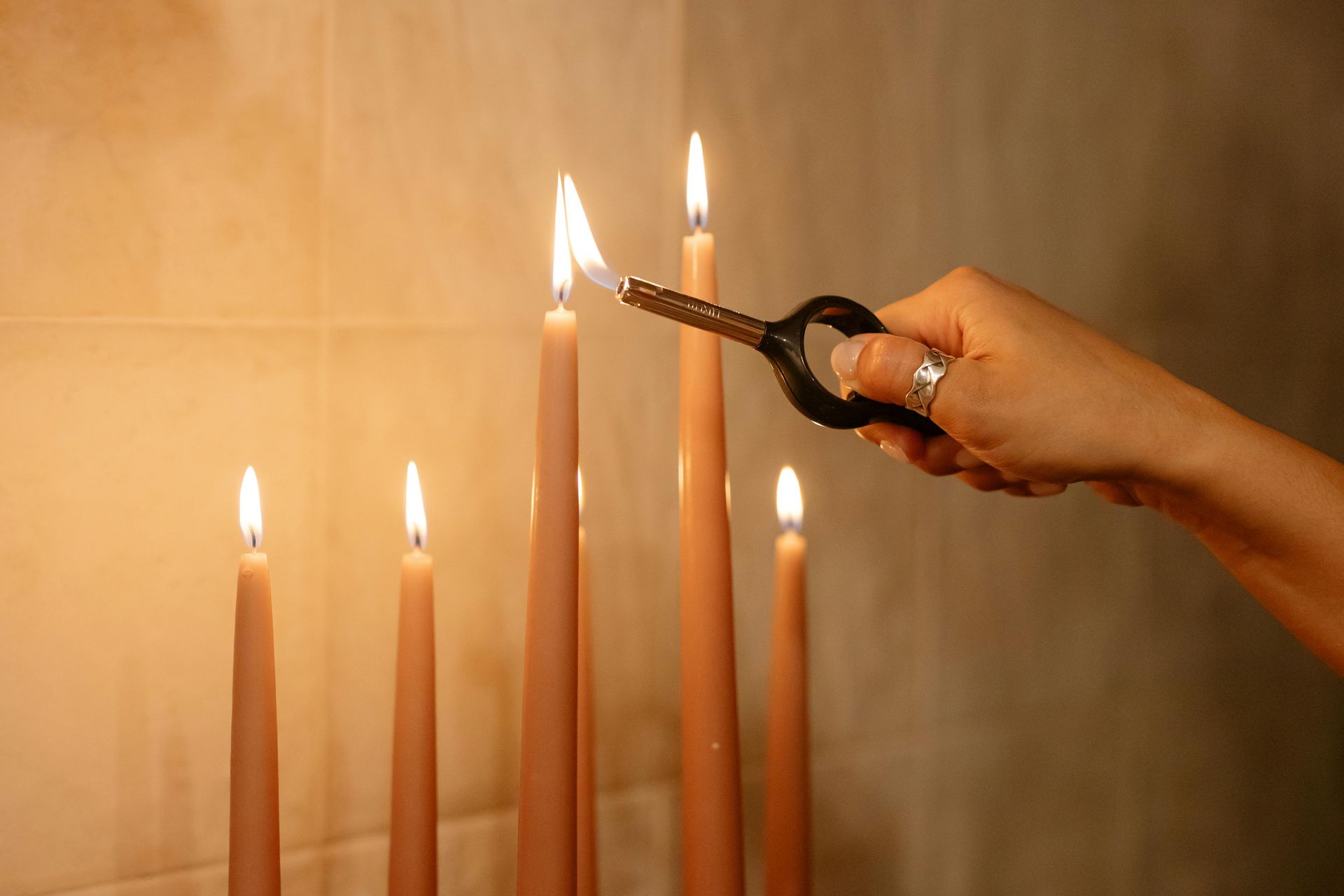10  4' Taper Spell Candles
