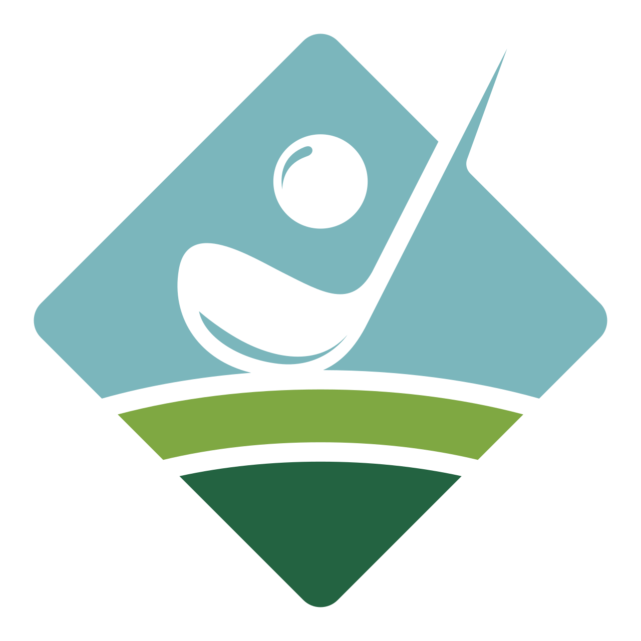 mobile golf co logo on a transparent background