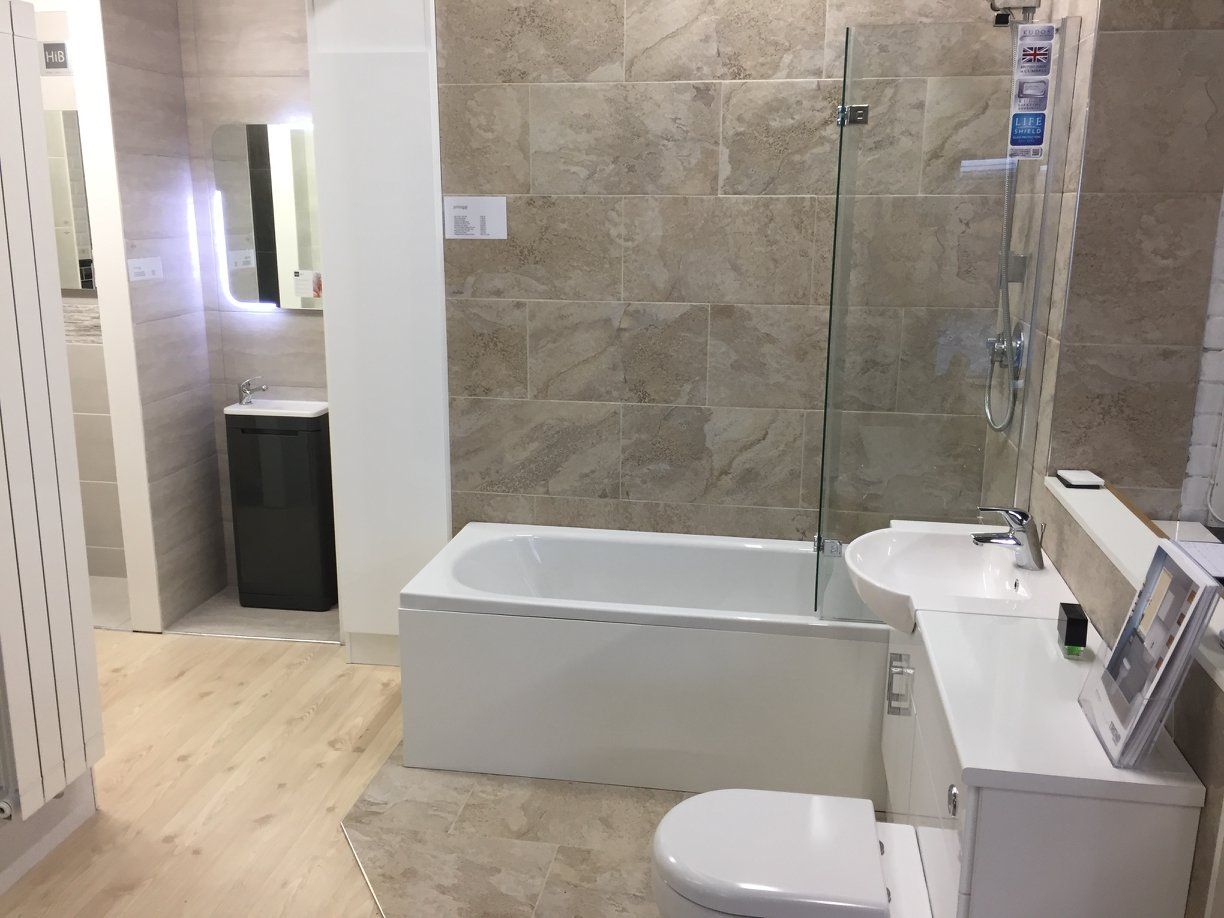 One of our bathrooms on display in County Durham